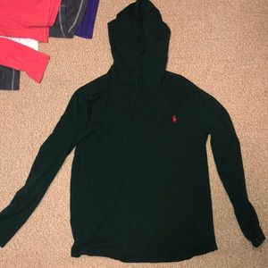 Polo Ralph Lauren Men’s Cotton Jersey Hoodie Green